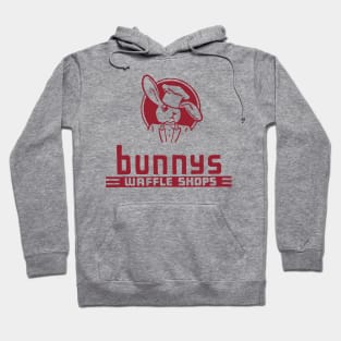 Bunnys Waffle Shops Vintage Restaurant Matchbook Hoodie